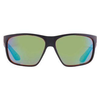 Costa Green Mirror Polarized Glass Rectangular Mens Sunglasses 6S9128 912803 60