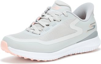 Skechers Slip-ins: GO Golf Flight Sneakers for Women - Breathable Mesh, Spikeless Traction Grey