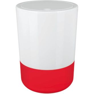 Spirella Papelera Basculante De Ba&ntilde;o Moji 5l Rojo Y Blanco Spirella