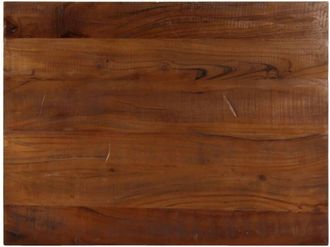 vidaXL Piano Tavolo 80x60x2,5 cm Rettangolare in Massello di Recupero - Vidaxl