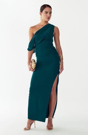 BWLDR Freya Maxi Dress in Emerald at Nordstrom, Size 12