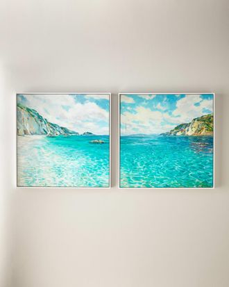 RFA Fine Art Crystal Cove Wall Art, Set of 2