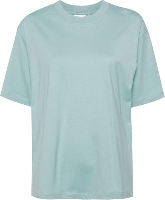 Stockholm Surfboard Club logo-print organic cotton T-shirt - women - Organic Cotton - M - Blue