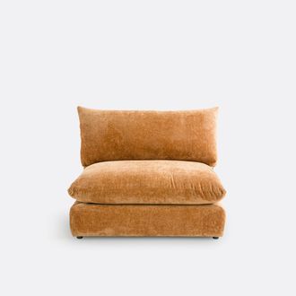 La Redoute Interieurs Modulaire zetel, getextureerd fluweel, Malo