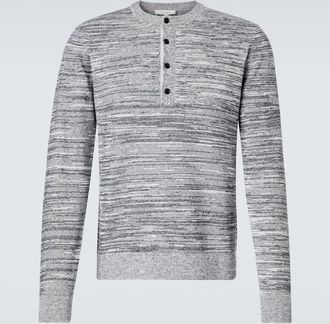 J.W.Anderson Camicia Henley in misto cotone e lino