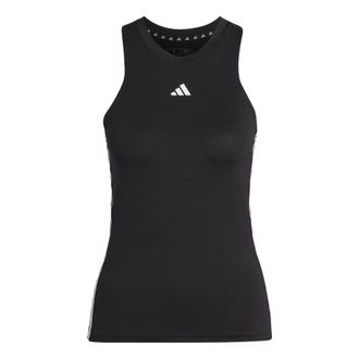 adidas (WMNS) adidas Aeroready Train Essentials Regular 3-Stripes Tank Top Asia Sizing Black White HR7815