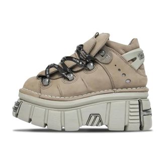 New Rock Dames, Schoenen, Beige, Maat: 36 EU Leer