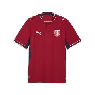 Puma Maglia Home Repubblica Ceca 2026 da uomo, Accessori, Rosso, 3XL