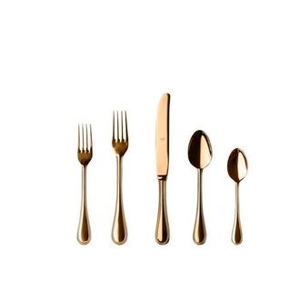 Mepra Perla Flatware Set - 5 Pieces in Gold at Nordstrom