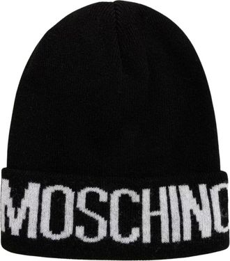 Moschino Gorro Beanie - Accessories - Mujer - Negro - ONE SIZE
