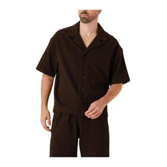 Drykorn Basiil Shirt - Heren - Overhemden - Bruin - Maat: M Katoen