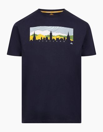 Trespass Mens Trespass Mens Adon Round Neck T-Shirt - Navy - Size: 36