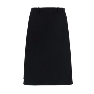 Balenciaga Falda pantal&oacute;n midi doblada - Shorts - Mujer - Negro - S
