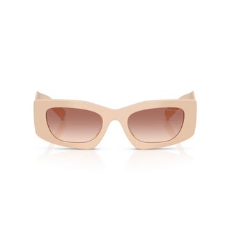 Prada 0pr D03sd Bold Rectangular Acetate Sunglasses