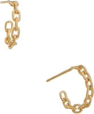 Italian Gold, Inc 10K Chain Links Hoop Earrings