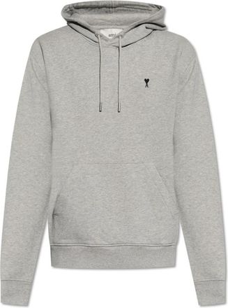 Ami Sweatshirts & Hoodies - Heren - Hoodies - Grijs - XL - Katoen - Hoodies & sweatvesten