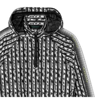 Lacoste Dames/Dames oversized Track Jacket met capuchon (Zwart)