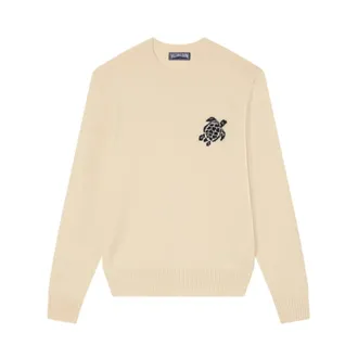 Vilebrequin Jersey de cuello redondo Payol - Knitwear - Hombre - Beige - 2XL