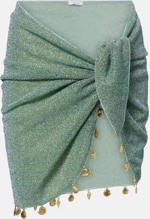 Os&eacute;ree Os&eacute;ree Lumi&egrave;re embellished beach cover-up