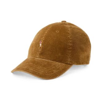 Polo Ralph Lauren Pony Corduroy Cap - Heren - Petten - Beige - ONE Size - Katoen - Accessoires