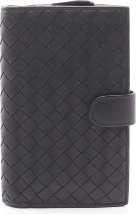 Bottega Veneta Black Intrecciato Wallet (Bi-Fold) (Pre-Owned)
