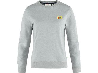 Fj&auml;llr&auml;ven Vardag Sweater Womens Clothing Grey/Melange : MD, Cotton