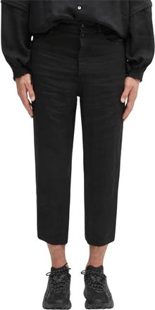 Undercover Linnen Broek - Heren - Chinos - Zwart - L - Linnen - Broeken