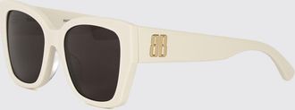 Balenciaga Occhiali da sole oversize in acetato con logo monogram