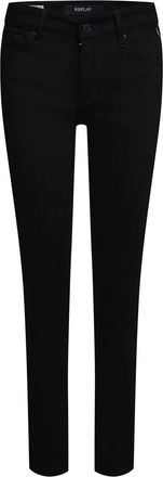 Replay Nieuwe Luz effen skinny jeans voor dames (Zwart)