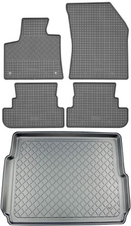 OEM Peugeot 3008 Ii Hybrid Y Hybrid4 Suv (5 Puertas) Desde Septiembre De 2019. Juego De Alfombrillas De Goma Para Coche + Alfombrilla Para Maletero