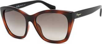Ferragamo SF957S 214 Womens Sunglasses Tortoiseshell Size 56