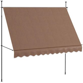 OUTSUNNY Toldo manual retr&aacute;ctil 300x120x300 cm caf&eacute;