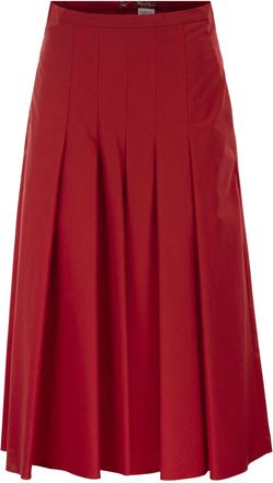 Max Mara Mstvolume katoenen plooirok