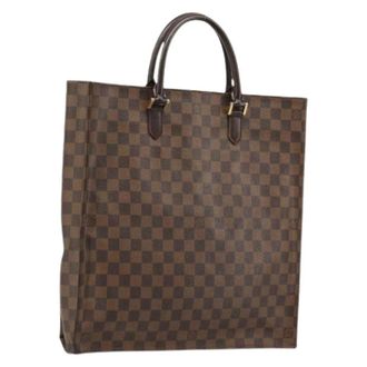Louis Vuitton Pre-owned Tote Bags, female, Brown, Size: ONE SIZE Pre-owned Damier Ebene Tote Bag