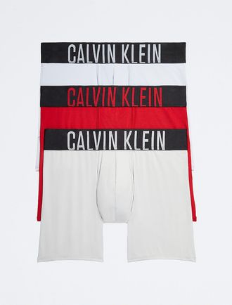 Calvin Klein Mens Intense Power Micro 3-Pack Boxer Brief - Multi - S