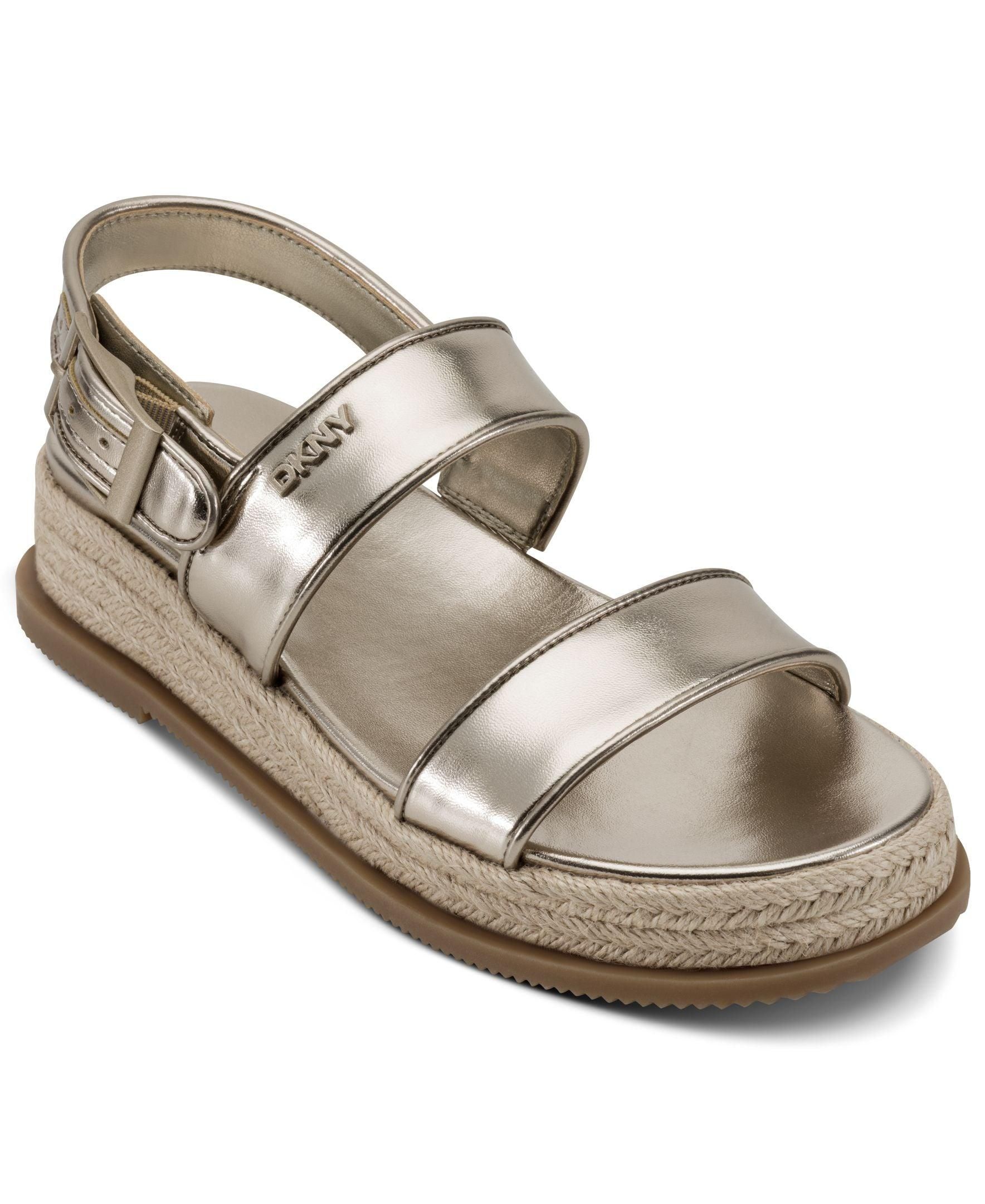 leather sandals dkny solar sandals