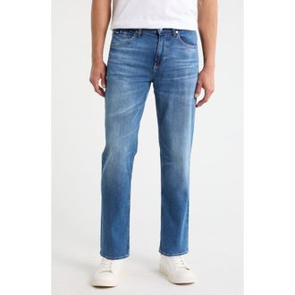 BOSS Re Maine Straight Leg Jeans in Bright Blue at Nordstrom Rack, Size 34 X 30