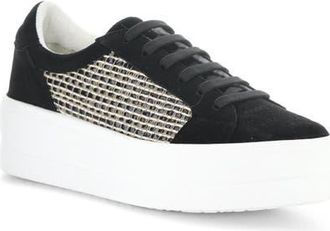 Bos. & Co. Mera Lace-Up Platform Sneaker in Black at Nordstrom, Size 10-10.5Us