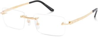 Cartier Glasses, male, Yellow, Size: 55 MM Ct0511O 001 Optical Frame