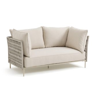 AM.PM 2-zits tuinbank met geweven singels, Leandra