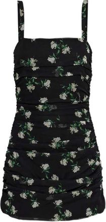 Dolce & Gabbana R&uuml;schenkleid mit Blumendruck