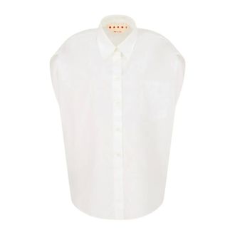 Marni Shirts, female, White, Size: XS Shirt