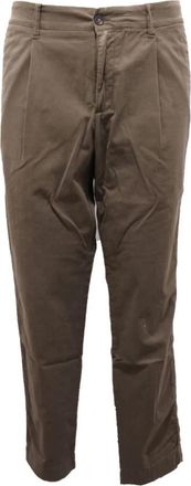 Eleventy Groen/Grijs Baggy Broek Made in Italy - Heren - Chinos - Groen - W36 - Broeken