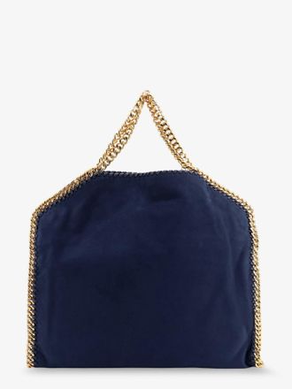 Stella McCartney Womens Shoulder Bag Falabella Blue Alter Suede
