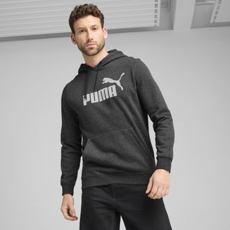 Puma Felpa con cappuccio Essentials con logo N. 1 da uomo, Abbigliamento, Grigio, XXL