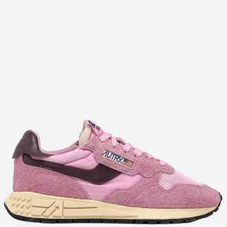 Autry Pink Lace Up Sneakers