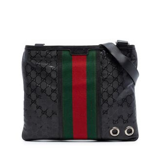 Gucci Pre-owned Gucci Fiat 500 Medium GG Imprime Web Messenger Bag Unisex 2NRL43V7EG4CV8DK