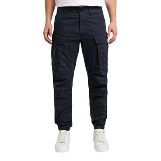 G-Star Cargo 3D Regular Tapered Cuffed Pants - Heren - Slim Fit Broeken - Blauw - W34 - Katoen - Broeken