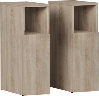 Vicco Mesilla De Noche Enton, Sonoma, Lote De 2, Vicco