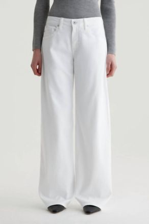 AG - Adriano Goldschmied Adria Low-Rise Wide Leg Jean In Gallery White